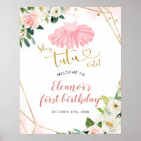 Ballerina Tutu Première Affiche de bienvenue d'ann
