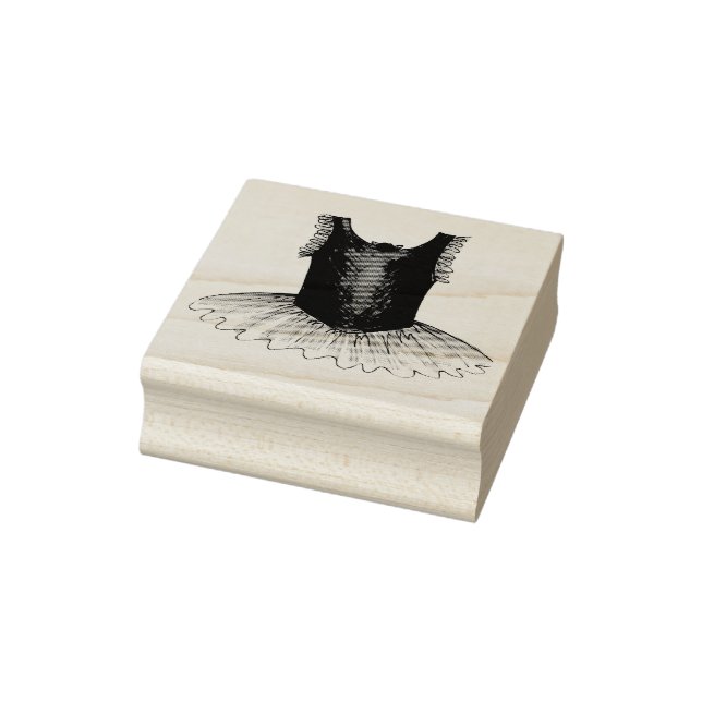 Ballerina Tutu Tanz Erwägung Kostüm Gummistempel (Stempel)