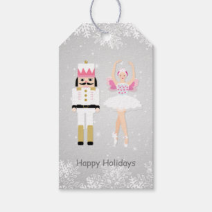Ballerina-u. Nutckraker Weihnachtsgeschenkumbau Geschenkanhänger