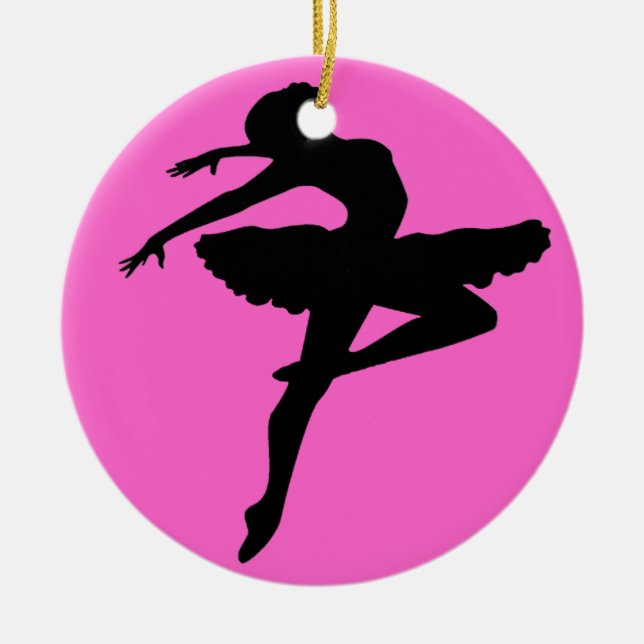 Ballerina-Verzierung Keramik Ornament (Vorne)