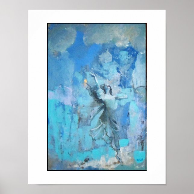 Ballerina von zaziart 11 x 16 Poster Print (Vorne)