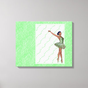 Ballerina Wap Around Art Leinwanddruck
