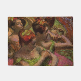 Ballerinas Adjusting Their Dresses (Edgar Degas) Fußmatte