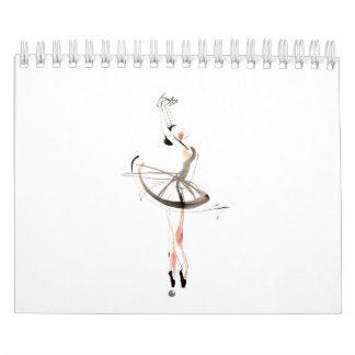 Ballerinas Dancers Zeichentrickkalender Kalender