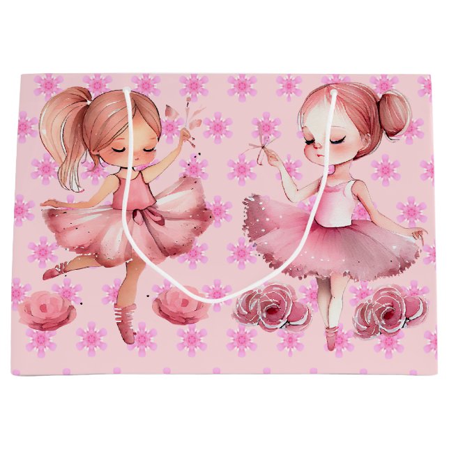 Ballerinas Große Geschenktüte (Vorderseite)