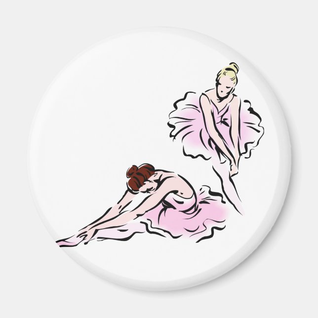 Ballerinas Magnet (Vorne)