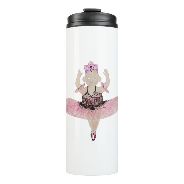 Ballerinas sind niedlich thermosbecher (Vorderseite)