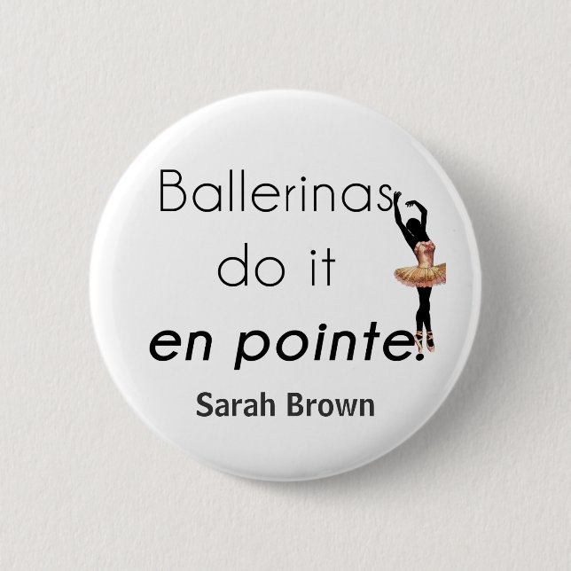 Ballerinas so! button (Vorderseite)