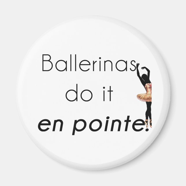 Ballerinas so! magnet (Vorne)