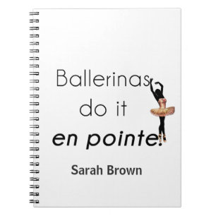 Ballerinas so! notizblock