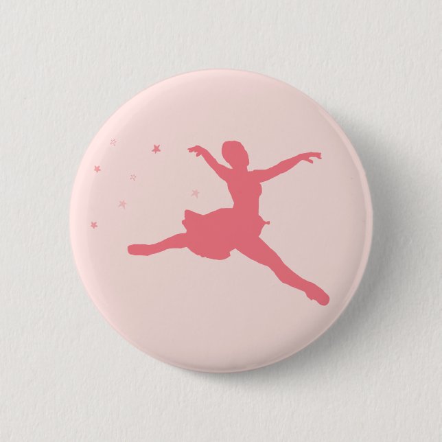 Ballerinatänzer Button (Vorderseite)