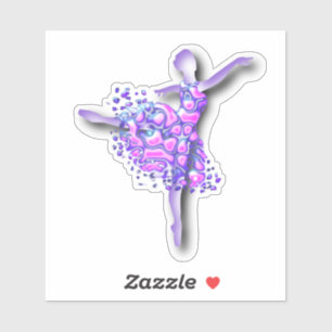 Ballerine Sticker Lila Ballet Tänzerin Girl