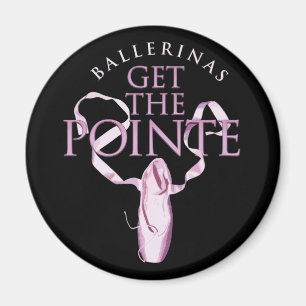 Ballerinen erhalten das Pointe Magnet