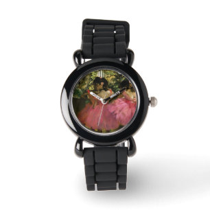 Ballerinen im Rosa durch Edgar Degas Armbanduhr