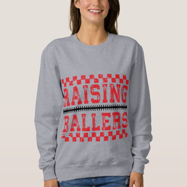 Ballern Erziehende Mama Sweatshirt (Vorderseite)