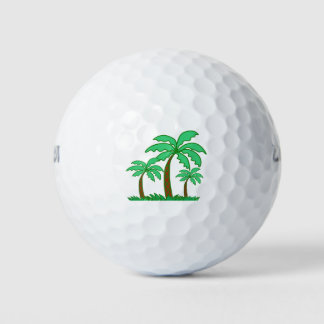 BALLES DE GOLF ヤシの木