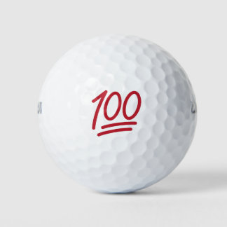 Balles De Golf 100 Emoji Conçu