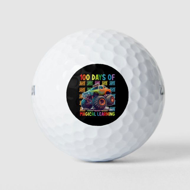 Balles De Golf 100 Jours D'Apprentissage Magique Monster Truck Sc (Devant)