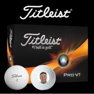 Balles De Golf 12 x Titleist Pro V1 Custom Photo Golf Balls