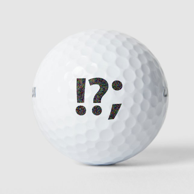 Balles De Golf 1686point d'interrogation (Devant)