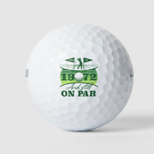 Balles De Golf 1972 70e anniversaire de golf Lover