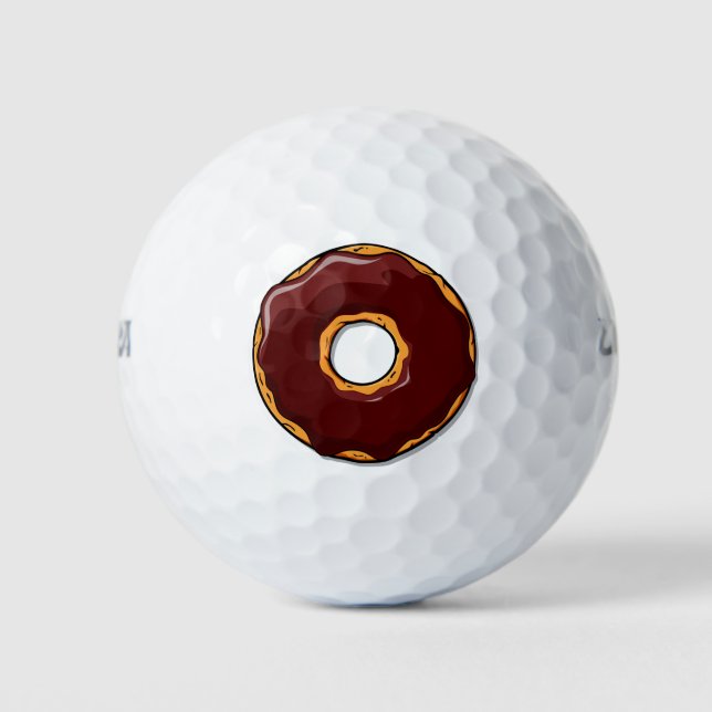 Balles De Golf 1 Dessin de chocolat de dessin (Devant)