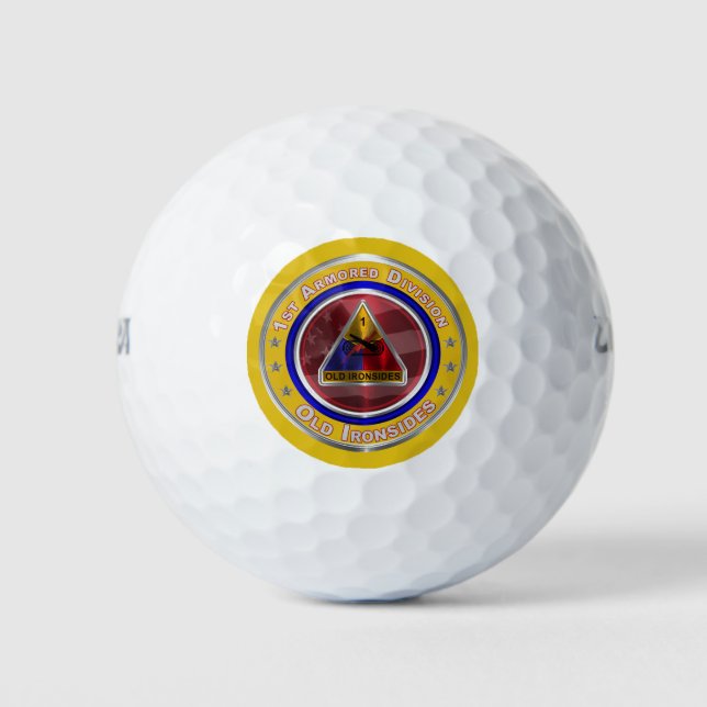 Balles De Golf 1re division blindée « Old Ironsides » (Devant)