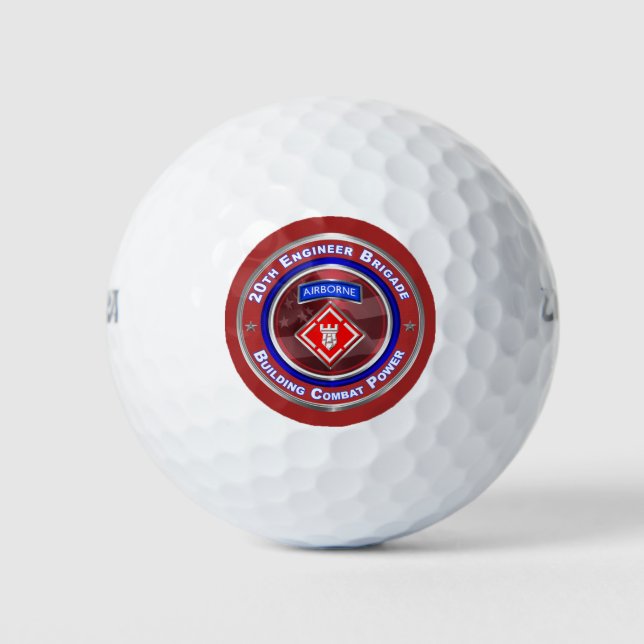 Balles De Golf 20e brigade du génie aéroportée (Devant)