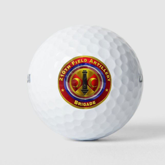 Balles De Golf 210e brigade d'artillerie de campagne "Thunder" (Devant)