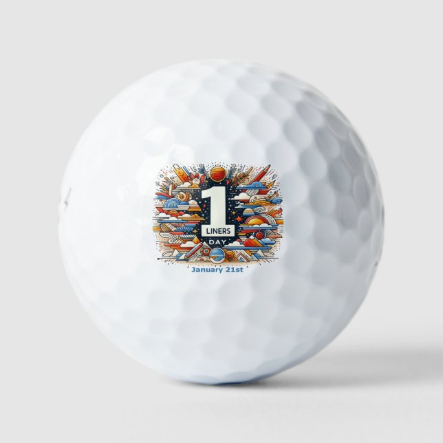 Balles De Golf 21 janvier - Journée de la ligne (Devant)
