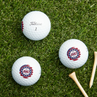 Balles De Golf 250e anniversaire d'Amérique avec le drapeau améri