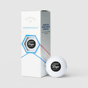 Balles De Golf 3 Logo Personnalisé Photo Callaway Supersoft Golf 