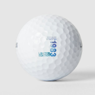 Balles De Golf 40e anniversaire 40 ans Edition limitée Juin 1983