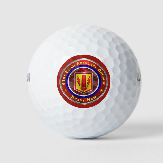 Balles De Golf 41e brigade d'artillerie de campagne (Devant)