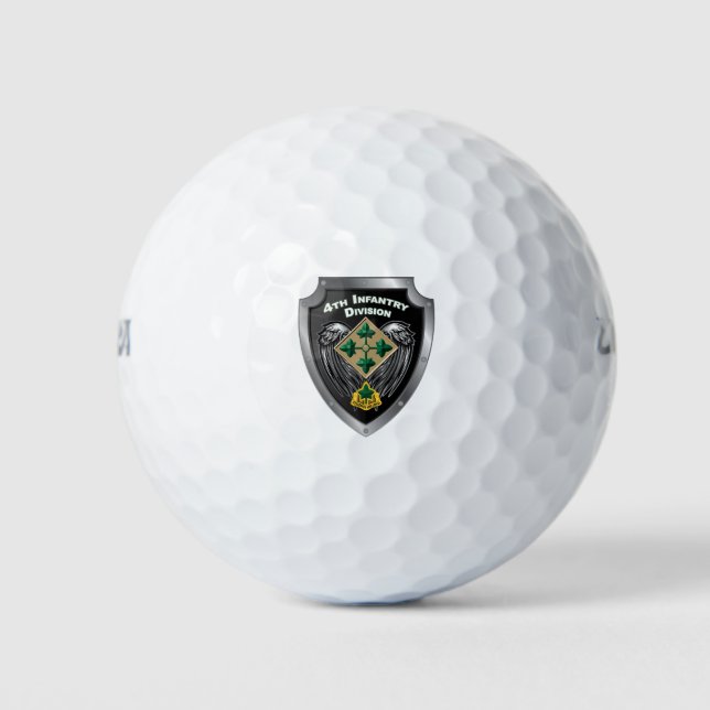 Balles De Golf 4e division d'infanterie Cadeau "inébranlable et l (Devant)