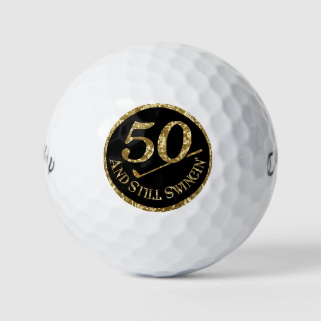 Balles De Golf 50 Et Toujours En Vague' (Devant)