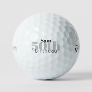 Balles De Golf 50e anniversaire Titleist personnalisé Pro V1