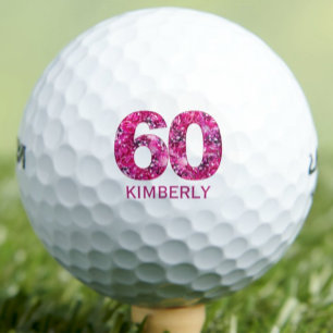 Balles De Golf 60e anniversaire cadeau pour maman - Floral Numéro