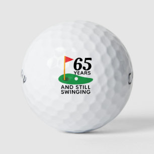 Balles De Golf 65 ans et toujours en train de tourner drôle 65e a