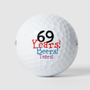 Balles De Golf 69 ans de larmes de bières