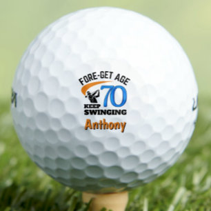 Balles De Golf 70e anniversaire pour Cousin - 70 ans amusant cade