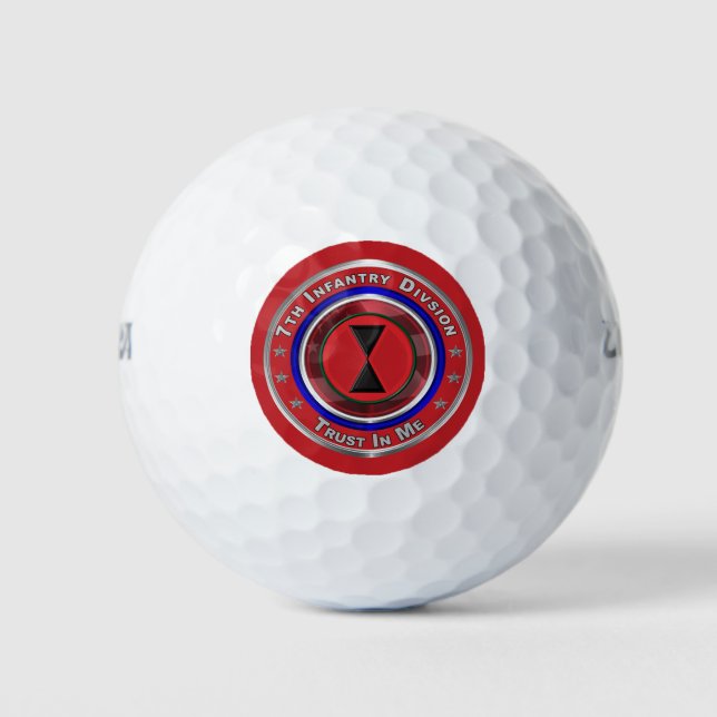 Balles De Golf 7e division d'infanterie "Bayonet Division" (Devant)