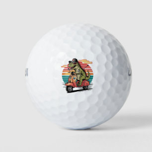 Balles De Golf a-charmant-vintage-vecto—design