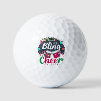 Balles De Golf "Achetez le Bling, apportez la Joie."