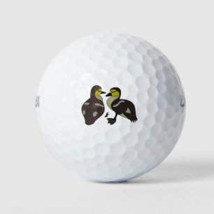 Balles De Golf adorable Twin Baby Duckling Huddling Cartoon
