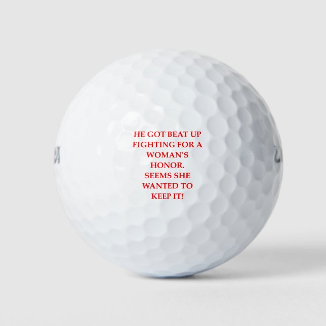 Balles De Golf adultère (Devant)