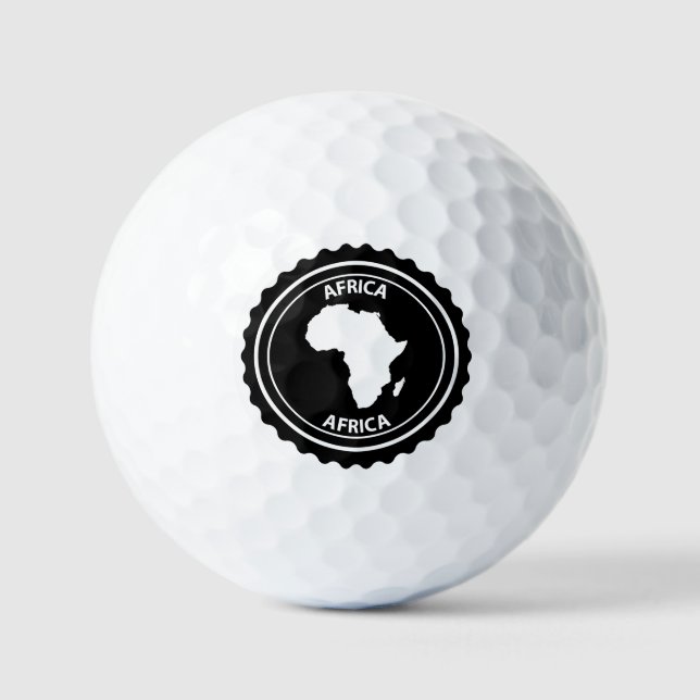 Balles De Golf Afrique (Recto)