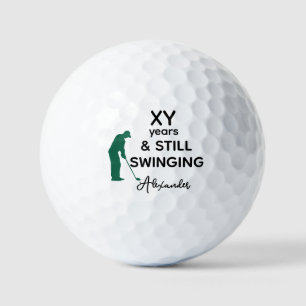Balles De Golf Age personnalisé drôle toujours changeant avec le