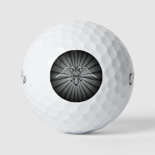 Balles De Golf Aigle gris à deux têtes