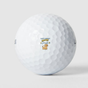 Balles De Golf Aime les Animaux Tolère les Gens